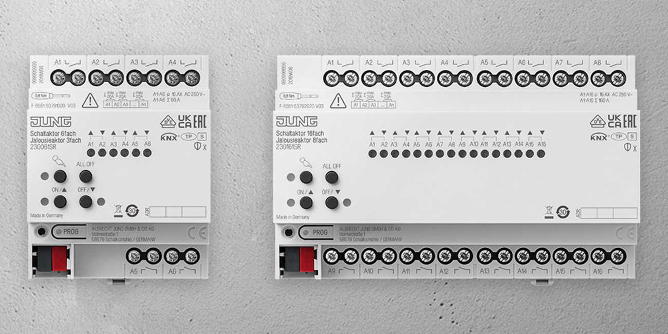 KNX Schalt- und Jalousieaktoren bei elektrobau LKK GmbH in Halstenbek
