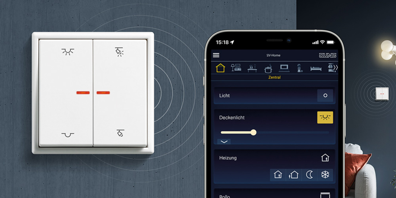 KNX RF Taster bei elektrobau LKK GmbH in Halstenbek